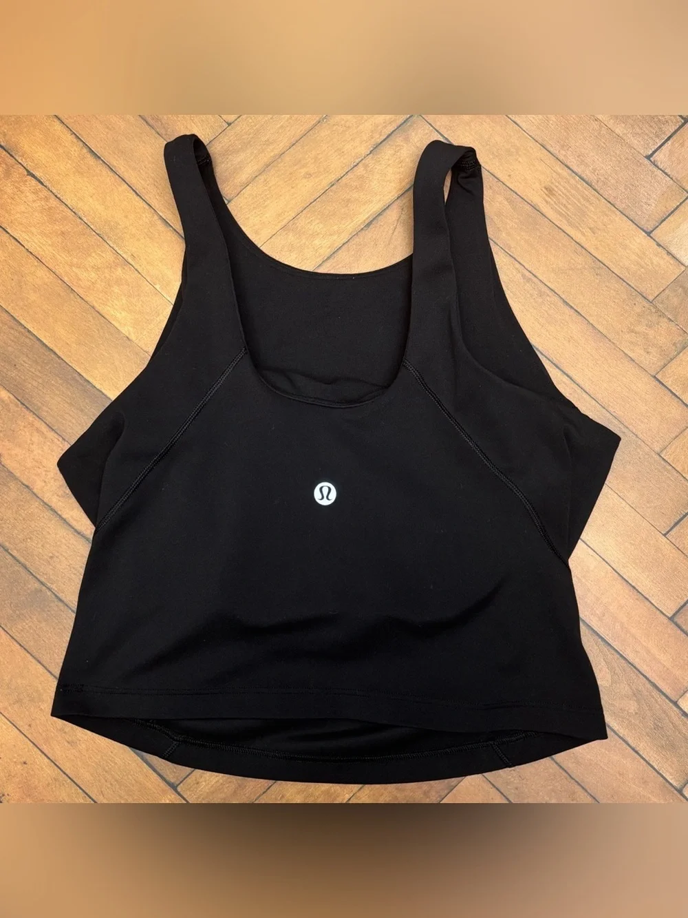 Lululemon Align High Neck Tank Top In Black Size 6